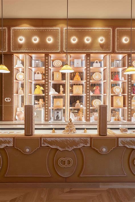 christian dior gingerbread|dior harrods christmas house.